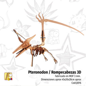 Pteranodon — Rompecabezas 3D