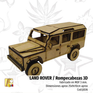 JEEP 4X4  — Rompecabezas 3D (copia) (copia)
