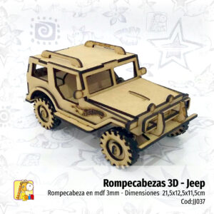 JEEP 4X4  — Rompecabezas 3D