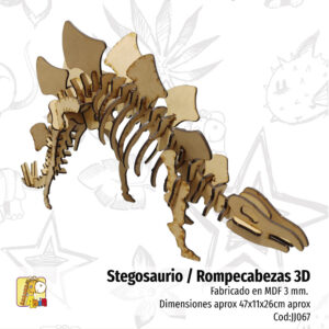 Stegosaurio — Rompecabezas 3D