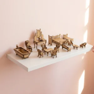 Set de 15 Muebles muñecas tipo LOL